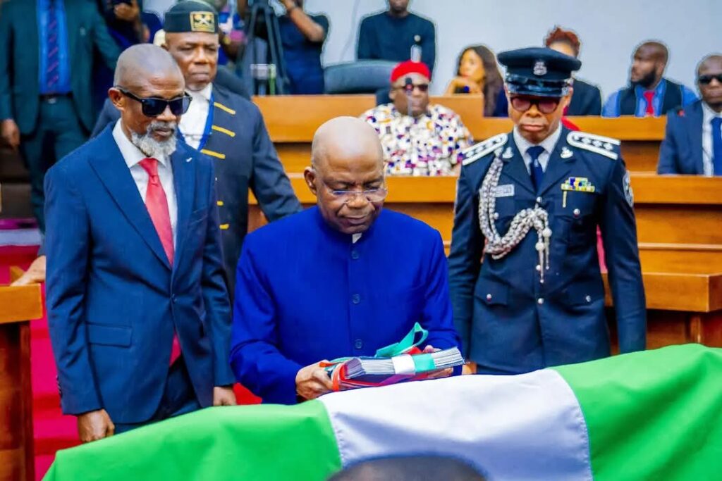 Governor Otti Presents 2025 Budget Of N750bn To Abia Assembly